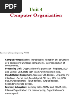 Unit 4 Computer Organization Organization