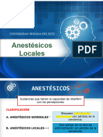 Clase 05 - Anestésicos Locales