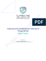 11111cybersecurity Guidelines For Internet of Things (Draft)