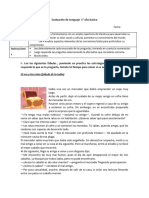 5vo Evaluacion Lenguaje Mayo