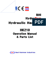 HK210 Parts Manual