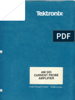 Tektronix AM503 Manual