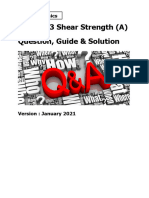 Tutorial Soil Mechanics Shear Strength - Question Guide Solution 2021 Part 1