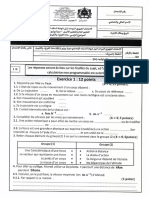 Examen Regional Physique Chimie 2021 Souss Massa Sujet