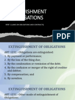 Extinguishment of Obligations 1