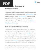 National Income Accounting Class 12 Notes