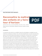 Reconnaitre La Maltraitance Des Enfants Et y Faire Face Un