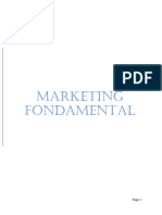 Cours de Marketing Fondamental