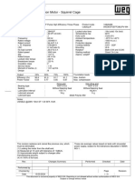 Data Sheet Motor Electrobomba