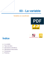 JavaScript 03 - Variables