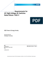 IEEE Standard Requirements For AC High-Voltage Air Switches Rated Above 1000 V