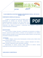 Plano de Estudo RPP MATEMATICA 7 ANO