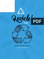 Livro Sem Palavras Recicle - Lição 1 - Papel Criação