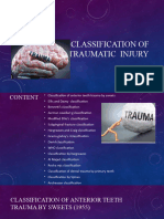 Classification of Traumatic Injury