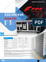 Grupo Electrógeno DZ Ingeniería FPT Iveco 232 Kva