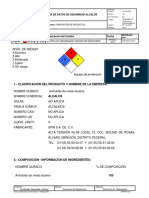 Hoja de Seguridad Alcalos