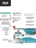 Triptico Sobre Botiquin de Primeros Auxilios