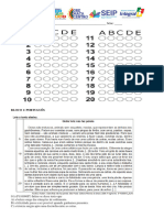 Simulado 3º Ano Eja