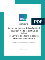 Informe II Encuesta de Satisfaccion de Usuarios 22-12-2020