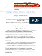 Legislação Trabalhista Da República Popular Da China