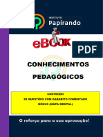 E-Book Material de Apoio CONHECIMENTOS PEDAGÓGICOS PCA