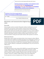 Electronics Communication Syllabus