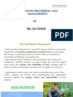 Agri Business Management