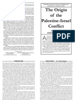 Origin of The Palestine-Israel Conflict by IF AMERICANS KNEW