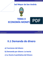 II. Economia Monetaria