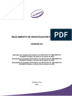 Reglamento de Investigacion Formativa v001