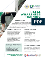 (2024) Halal Awareness Training (HAT) - Course Outline