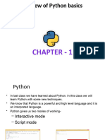 1 Review of Python Basics