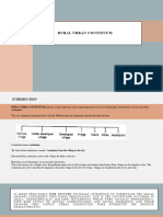 Urban Rural Continuum