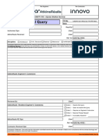 Technical Query Form No. SQP04-FM-003, Rev 00 041108