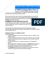 Introduction of CBSE Exchange Rate Class 12