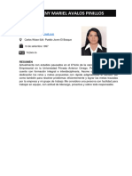 Estefany Avalos CV-2022