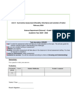 Summative Assessment For Grade 7