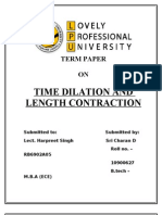 Time Dilation and Length Contraction