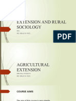 Extension and Rural Sociology