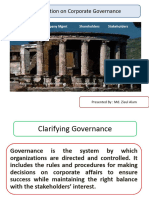 Presentation On Corporate Governance