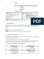 Chapitre 6 - L'analyse de La Liquidité Du Bilan Et L'évaluation Des Risques