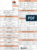 Calculus Cheat Sheet Differentiation Formulas