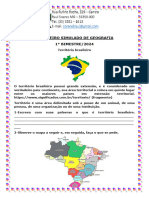 Primeiro Simulado de Geografia