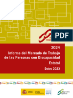 Informe Del Mercado de Trabajo de Las Personas Con Discapacidada Estatal Datos 2023