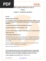 NCERT Exemplar For Class 12 Physics Chapter 5 - Magnetism and Matter (Book Solutions)