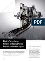 Electric Turbocharger Concept For Highly Efficient Internal Combustion Engines