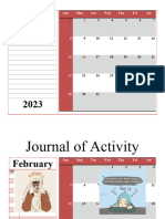 2023 Monthly Calendar Template With Notes 03