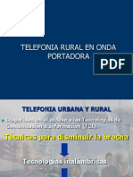 Telefonia Rural en Onda Portadora de Lineas de