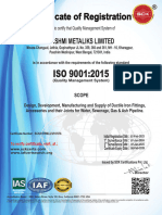 DI FITTINGS ISO 9001 (Quality Management System)