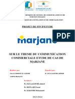 PFE Sur La Communication Commerciale de Marjane